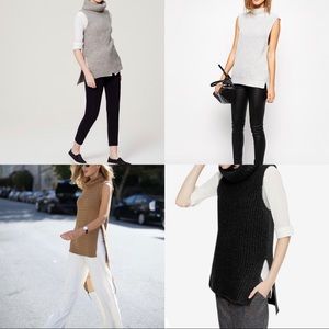 Banana Republic hi-lo sleeveless sweater, S